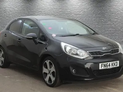 Used Kia Rio 109 HP (80 kW) 2014 Black Hatchback