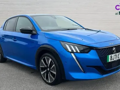 Used Peugeot e-208 GTi 100 kW (136 HP) 2021 Blue Hatchback
