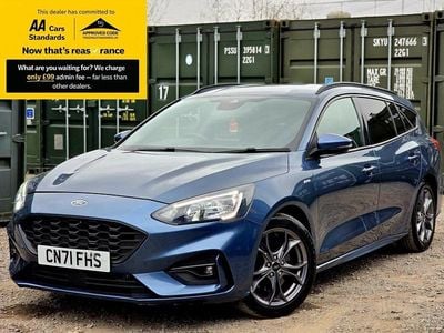 Used Ford Focus ST-Line 125 HP (91 kW) 2021 Blue Estate