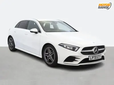 Używany Mercedes A200 AMG line 2021 Biały Hatchback