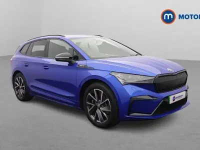 Usado Skoda Enyaq iV SportlinePlus 210 kW (286 CV) 2025 Azul SUV