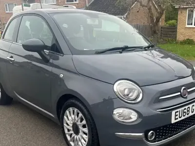 Usado Fiat 500 Lounge 69 HP (50 kW) 2018 Cinzento Citadino