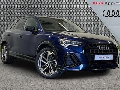 Used Audi Q3 Black Edition 150 HP (110 kW) 2022 Blue SUV