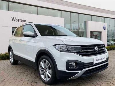 Used VW T-Cross SE 110 HP (80 kW) 2021 White SUV