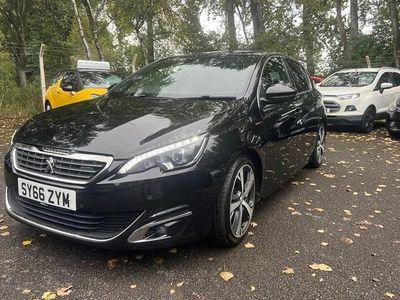 Black Used 2017 Peugeot 308 GT-line Hatchback | £6,495 (Fair price)