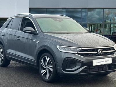 Indium grey Used 2025 VW T-Roc R-line SUV | £27,700 (Fair price)
