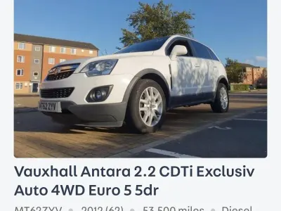Usado Vauxhall Antara