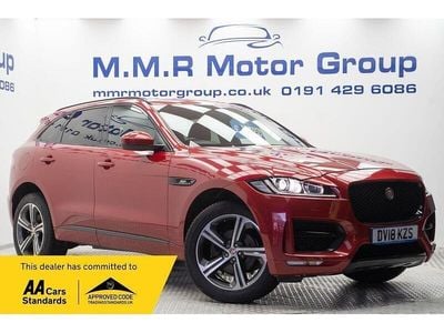Red Used 2018 Jaguar F-Pace R-Sport SUV | £15,490 (Fair price)