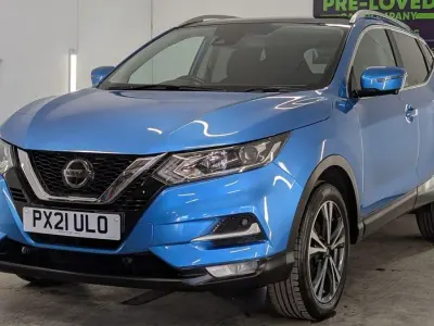 Used Nissan Qashqai N-Connecta 160 HP (117 kW) 2021 Blue SUV