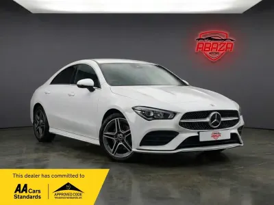 Used Mercedes CLA250e AMG Line Premium 218 HP (160 kW) 2022 White Coupe