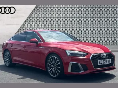 Used Audi A5 S-Line 147 HP (108 kW) 2022 Red Coupe