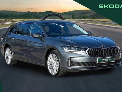 Graphite grey metallic New 2025 Skoda Superb SE L Estate | £39,700