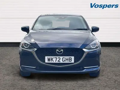 Usado Mazda 2 Inclusive 88 CV (64 kW) 2022 Azul Utilitario
