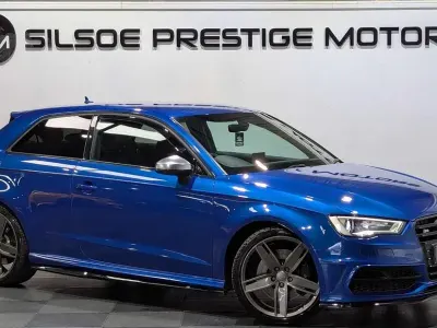 Used Audi A3 Comfort 295 HP (216 kW) 2016 Blue Hatchback