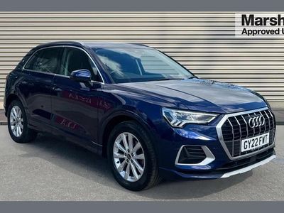 Begagnad Audi Q3 Sport 150 HK (110 kW) 2022 Blå SUV
