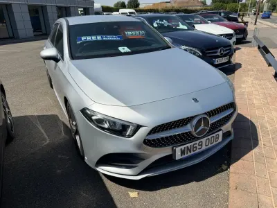 Used Mercedes A180 AMG line 2019 Silver Hatchback