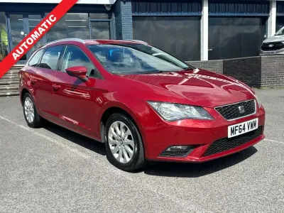 Used Seat Leon SE 105 HP (77 kW) 2014 Red Estate