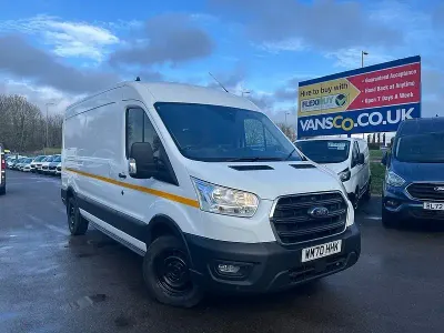 Used Ford Transit Trend 130 HP (95 kW) 2021 White Van