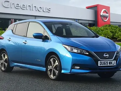 Used Nissan Leaf 160 kW (218 HP) 2019 Blue Hatchback