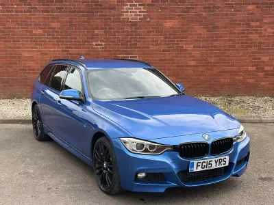 Begagnad BMW 320 M Sport 2015 Blå Kombi