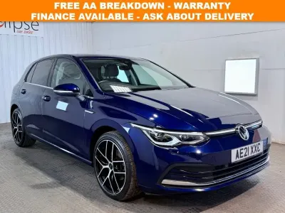 Used VW Golf VII Style 150 HP (110 kW) 2021 Blue Hatchback