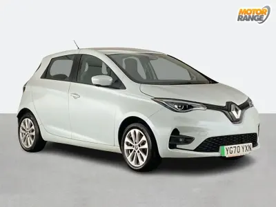 Used Renault Zoe Iconic 100 kW (136 HP) 2020 White Hatchback