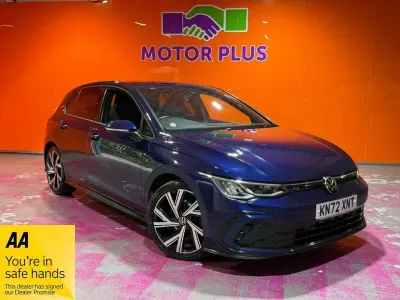 Used VW Golf VIII R-line 150 HP (110 kW) 2022 Blue Hatchback