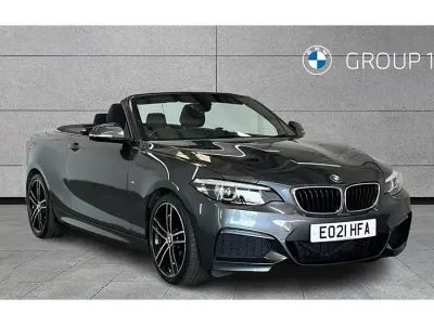 Used BMW 218 M Sport 136 HP (100 kW) 2021 Grey Cabriolet