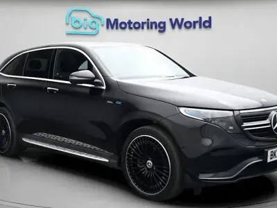 Used Mercedes EQC400 AMG line 300 kW (408 HP) 2022 Black SUV