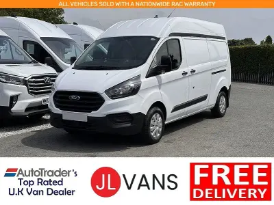 Used Ford Transit Custom 105 HP (77 kW) 2023 White Van