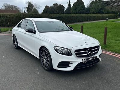 Used Mercedes E220 AMG line 194 HP (142 kW) 2019 White Sedan