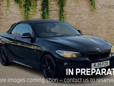 Used BMW 220 M Sport 181 HP (133 kW) 2015 Black Cabriolet
