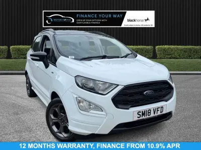 Used Ford Ecosport ST-Line 140 HP (102 kW) 2018 White SUV