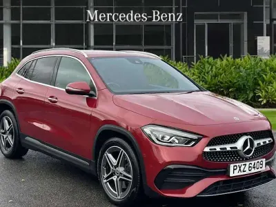 Used Mercedes GLA180 AMG line 136 HP (100 kW) 2021 Red SUV