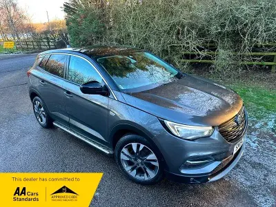 Used Vauxhall Grandland X Sport 130 HP (95 kW) 2019 Grey SUV
