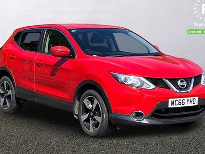Used Nissan Qashqai N-Connecta 116 HP (85 kW) 2016 Red SUV