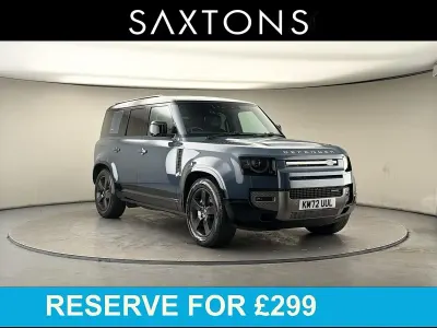 Used Land Rover Defender HSE Dynamic 300 HP (220 kW) 2022 Nebelquell blue SUV
