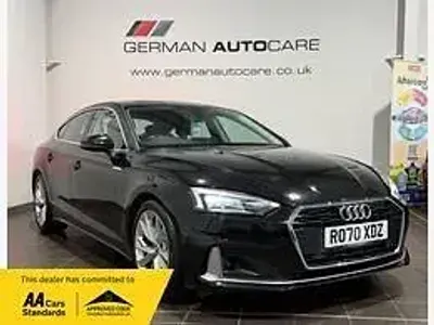 Usado Audi A5 Sportback Sport 190 CV (139 kW) 2020 Negro Utilitario