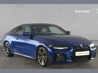 Used BMW M440 Comfort Edition 334 HP (245 kW) 2023 Blue Coupe