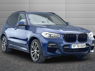 Begagnad BMW X3 M Sport 265 HK (194 kW) 2020 Blå SUV