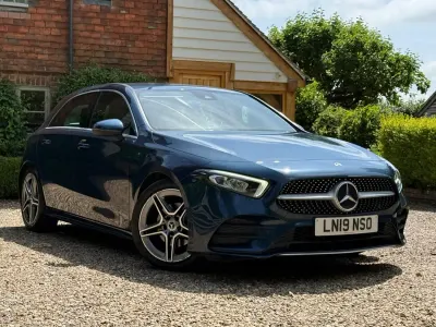 Used Mercedes A200 Executive 163 HP (119 kW) 2019 Blue Hatchback