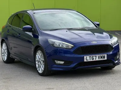 Used Ford Focus ST-Line 2017 Blue Hatchback