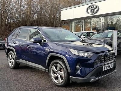 Blue Used 2019 Toyota RAV4 Hybrid Design SUV | £19,995 (A bit pricey)