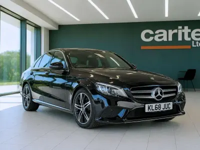Used Mercedes C200 Premium Plus 2019 Black Sedan