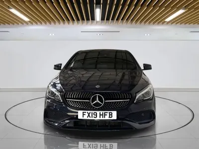 Used Mercedes CLA220 Shooting Brake AMG line 170 HP (125 kW) 2019 Blue Estate