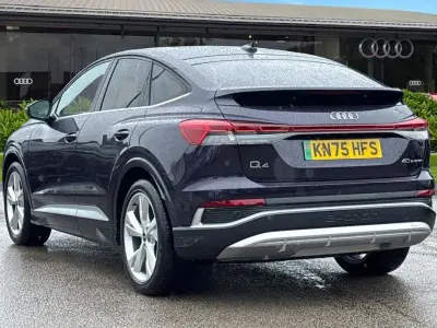 Used Audi Q4 Sportback e-tron S-Line 63 kW (86 HP) 2025 Mauve/purple SUV