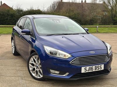 Used Ford Focus Titanium X 125 HP (91 kW) 2016 Blue Hatchback