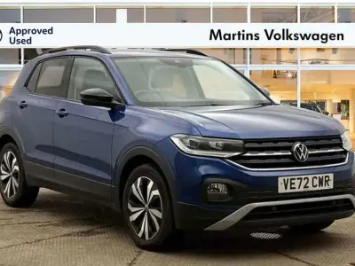 Usado VW T-Cross Black Edition 110 HP (80 kW) 2022 Azul SUV