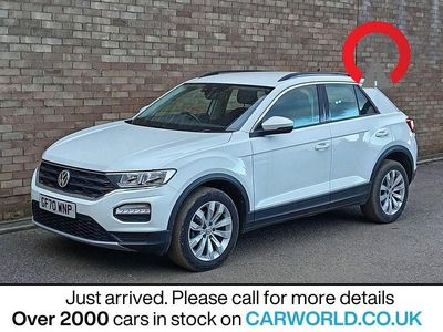 Used VW T-Roc SE 115 HP (84 kW) 2020 White SUV