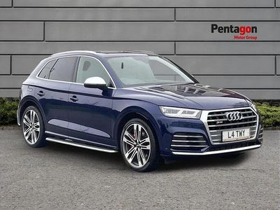 Begagnad Audi SQ5 S-Line 347 HK (255 kW) 2020 Blå SUV